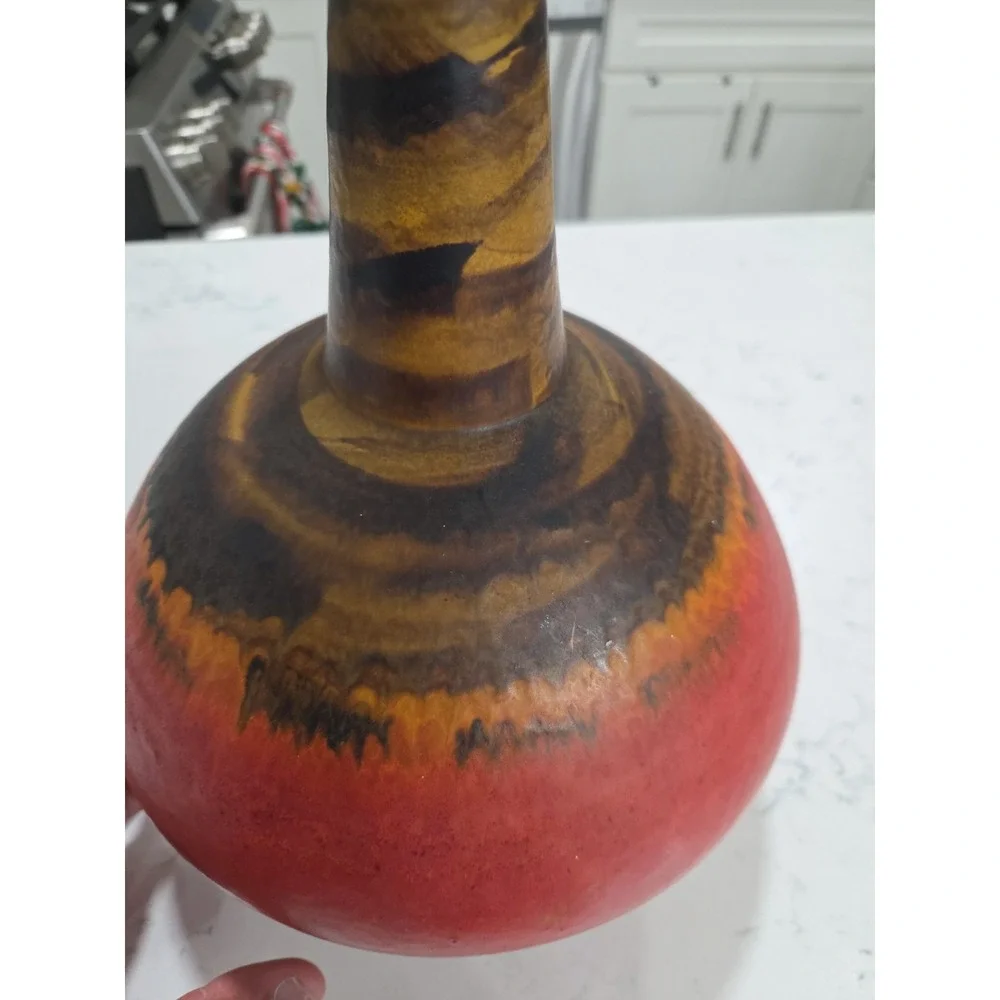 Mid-Century Alvino Bagni for Raymor Multicolor Italian Modernist Pottery